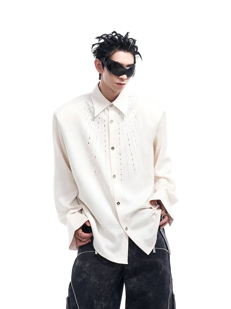 【24s Nov.】Long Sleeve Beaded Shirt