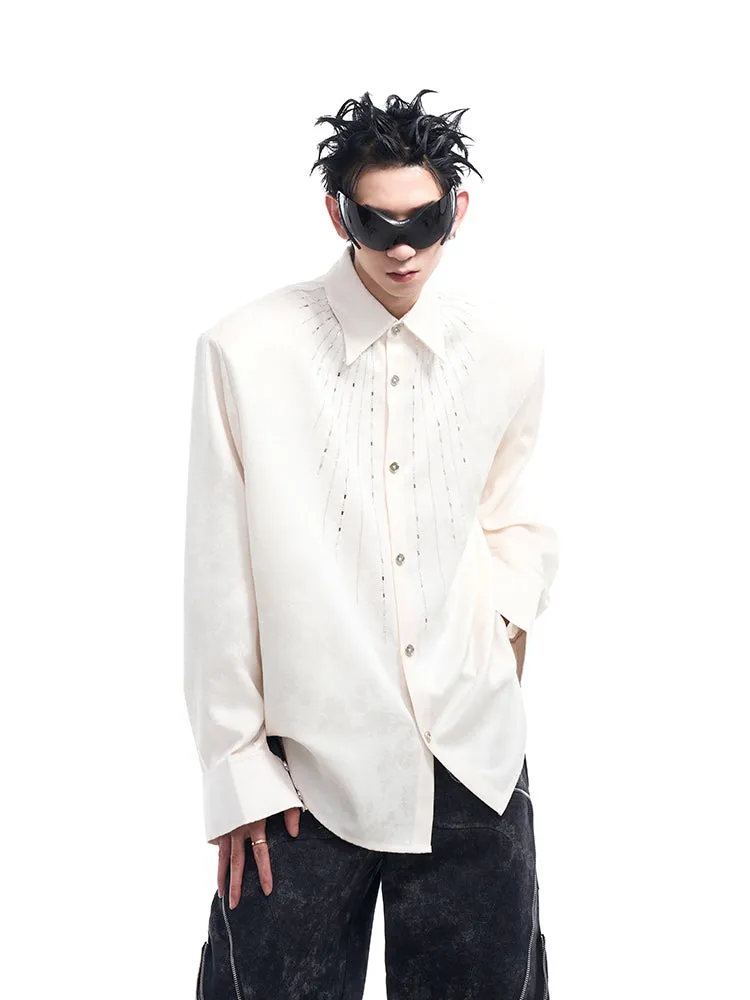 【24s Nov.】Long Sleeve Beaded Shirt