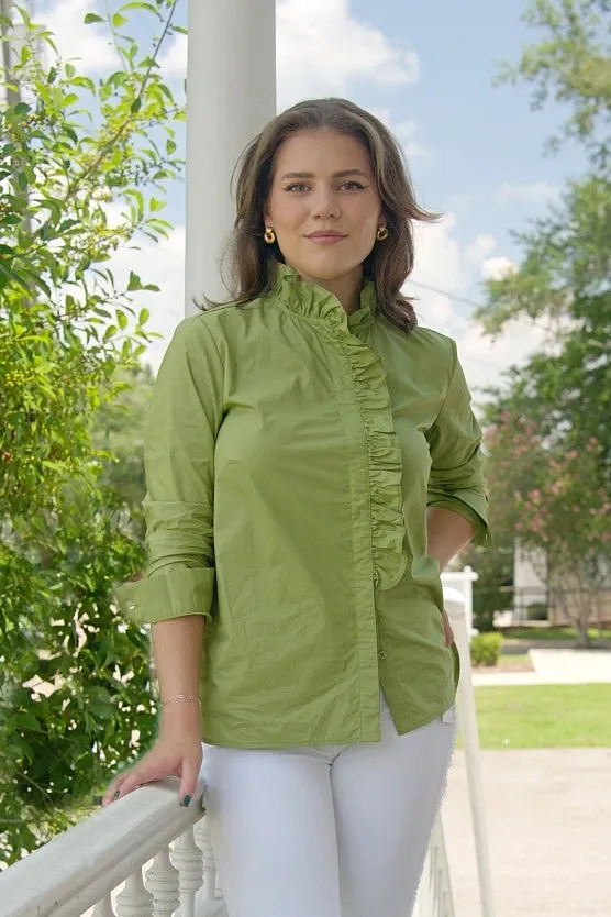 27" Classic Shirt with Ruffle Collar