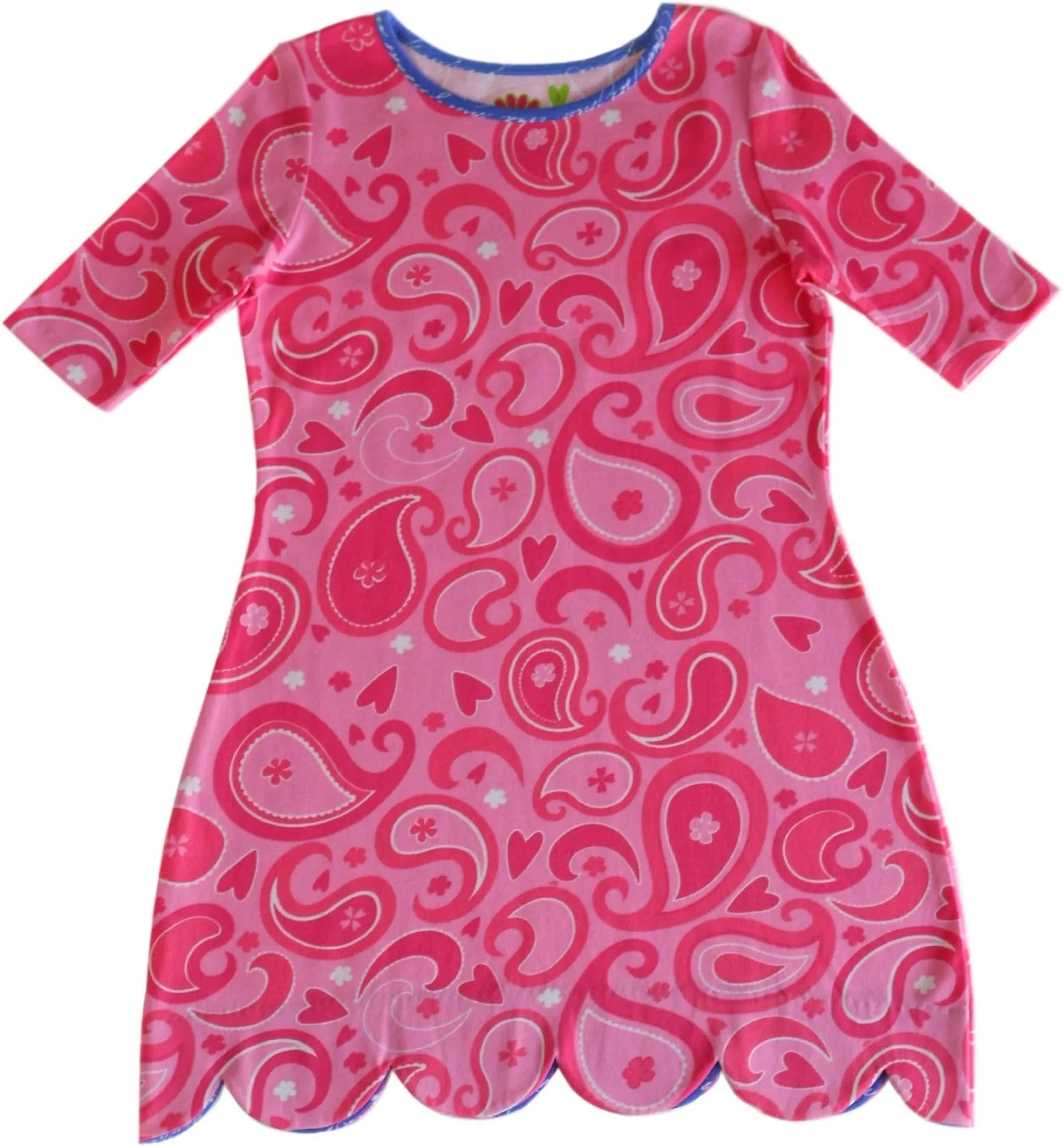 Abby Dress Pink Paisley