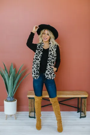 Animal Print Vest