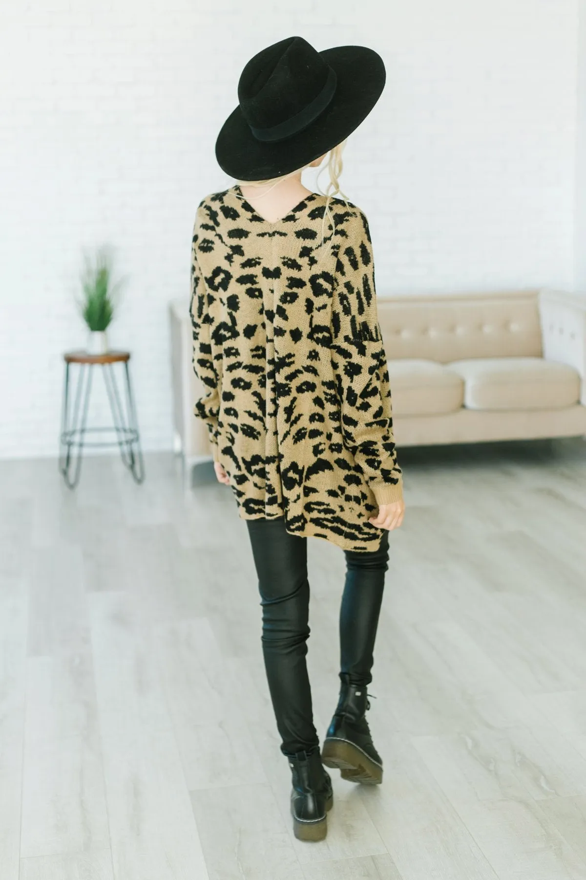 Animal Sweater Cardigan