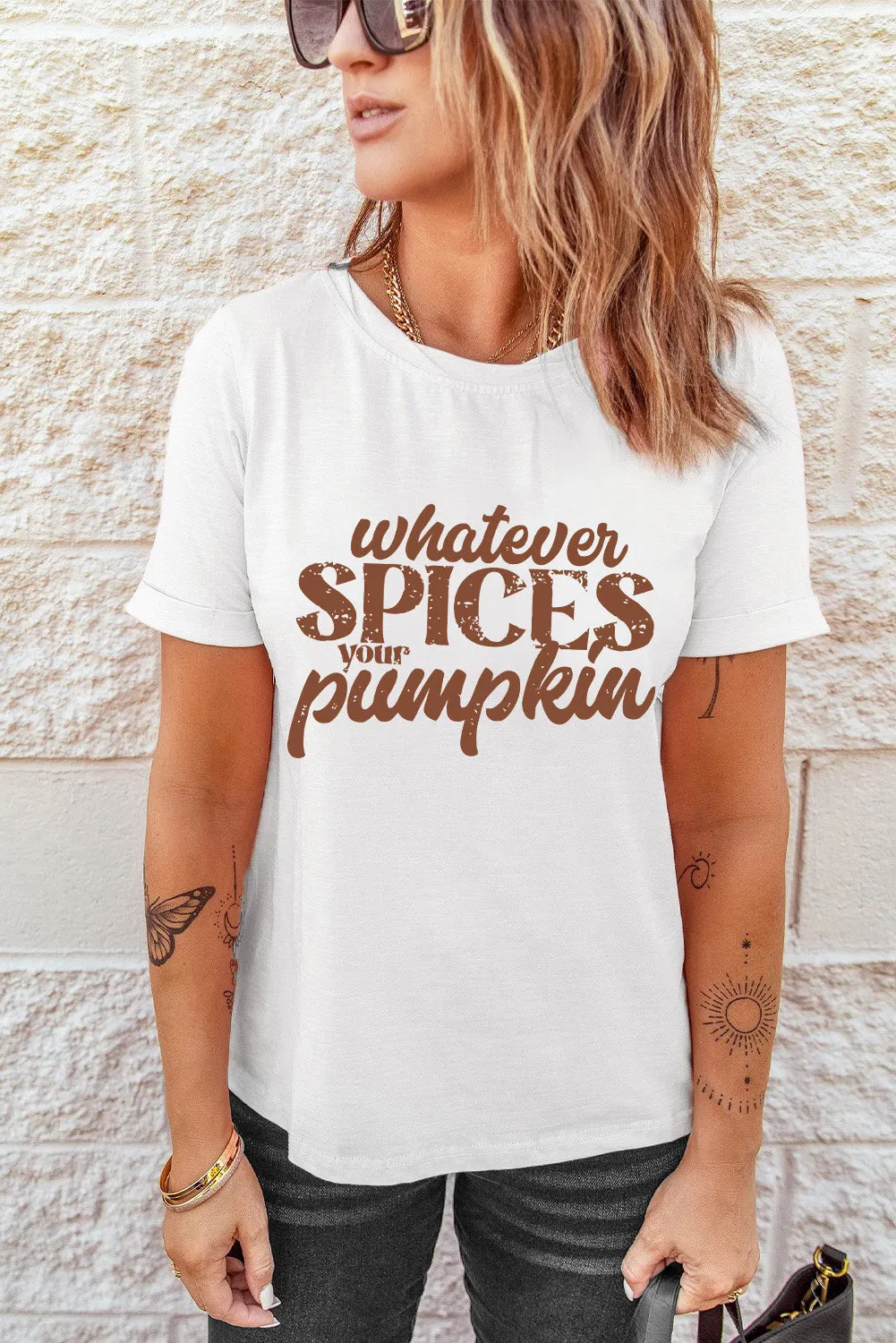 *APP EXCLUSIVE* WHATEVER SPICES YOUR PUMPKIN Graphic Tee