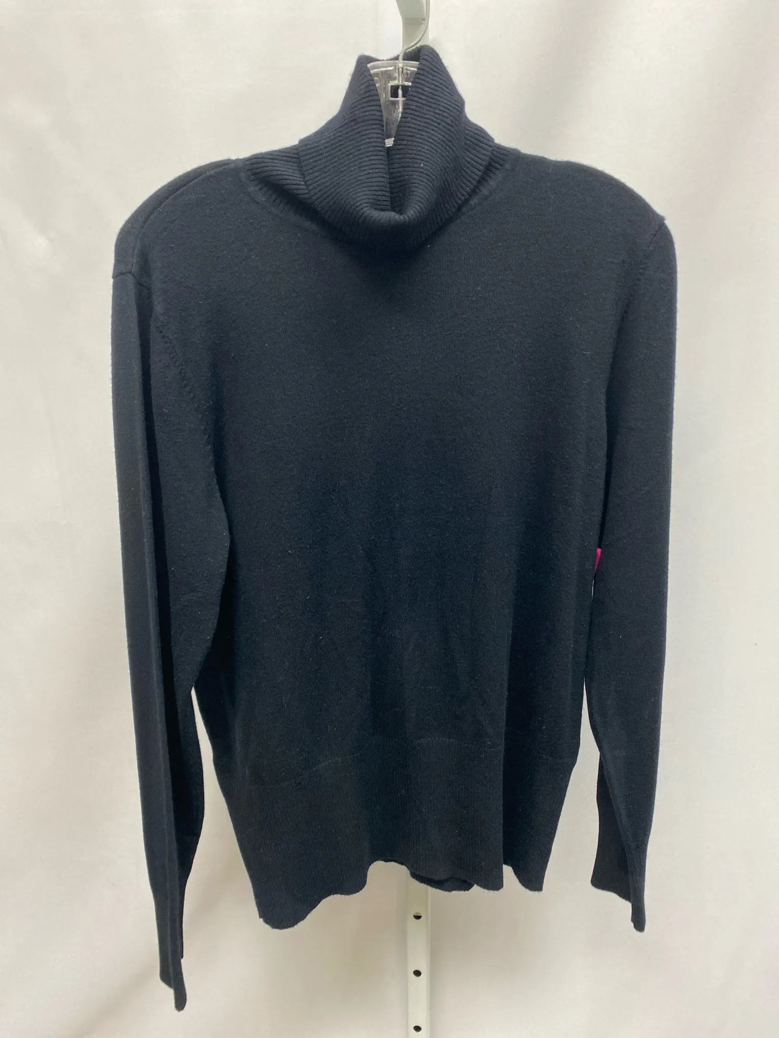 Apt 9 Size Large Black Long Sleeve Top