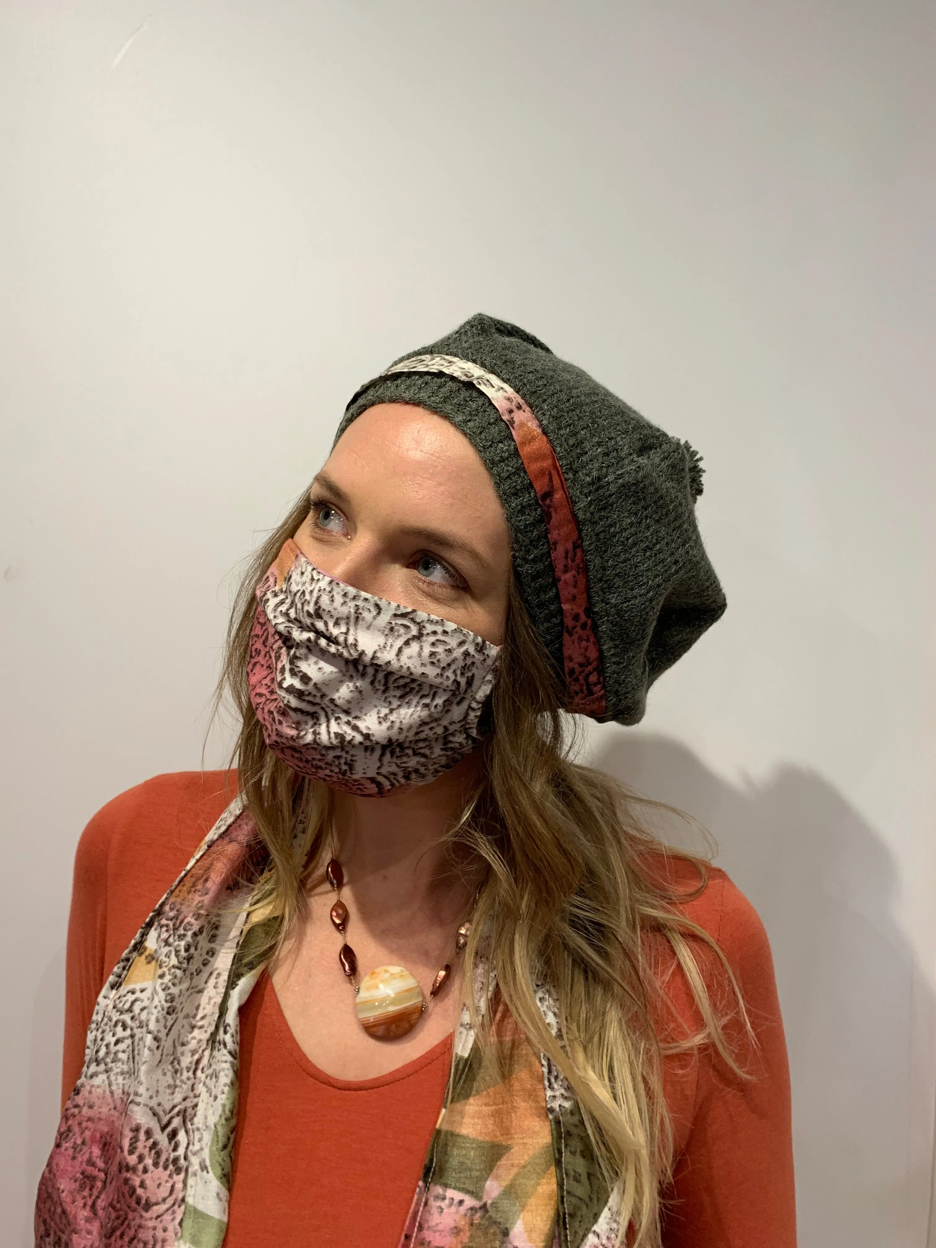 Artisan fall fashion forward hats/masks