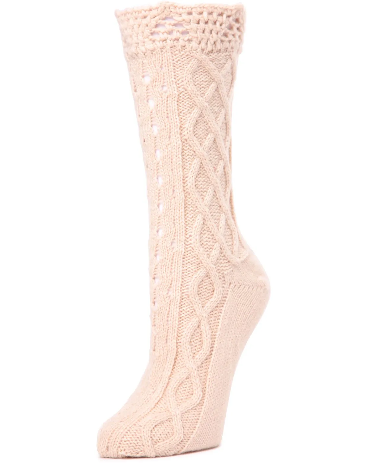 Asalim Mixed Knit Boot Sock Crew Socks