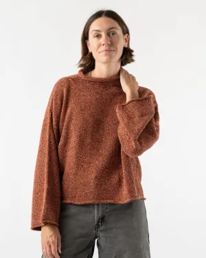 Baserange Seira Turtleneck in Rust Melange