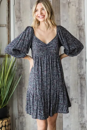 Bell Sleeve Peasant Dress