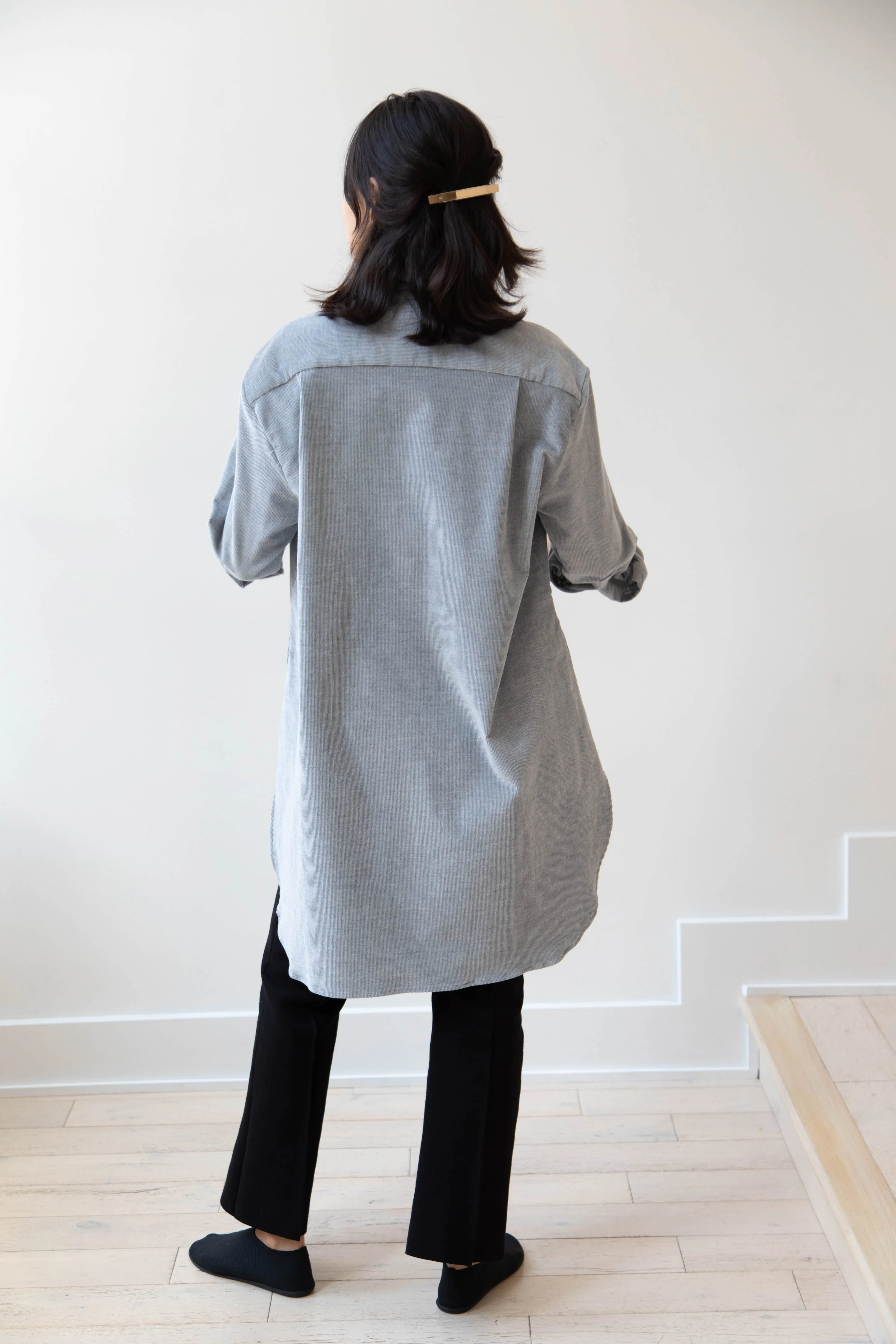 Bergfabel | Tania Shirt in Ice Velour Corduroy