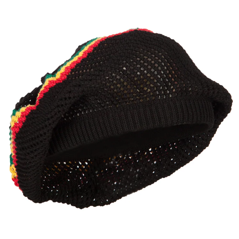 Big Size Mesh Deep Shell Beanie Hat