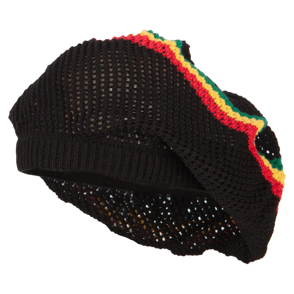 Big Size Mesh Deep Shell Beanie Hat