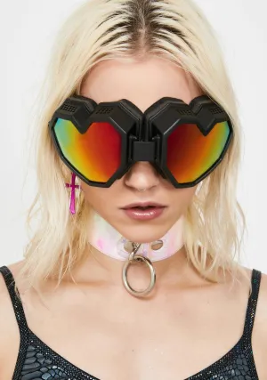 Black Heart Goggles