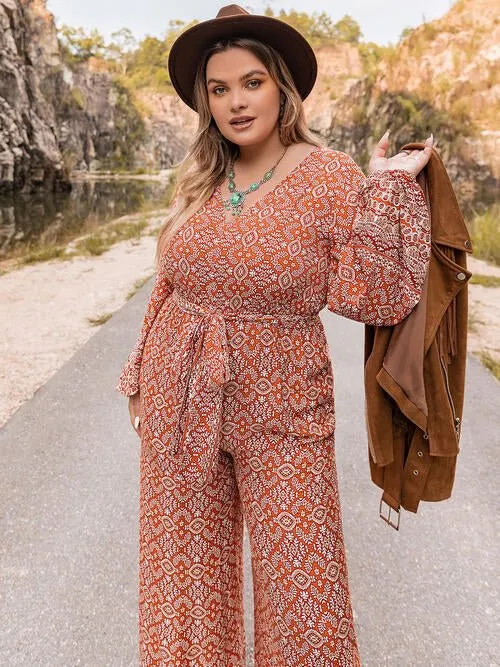 Bold Blossom Plus Size Jumpsuit