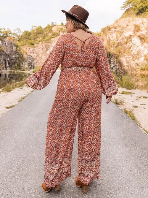 Bold Blossom Plus Size Jumpsuit