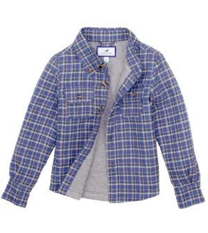 Boys Cypress Shirt Jacket Bluebonnet || Properly Tied