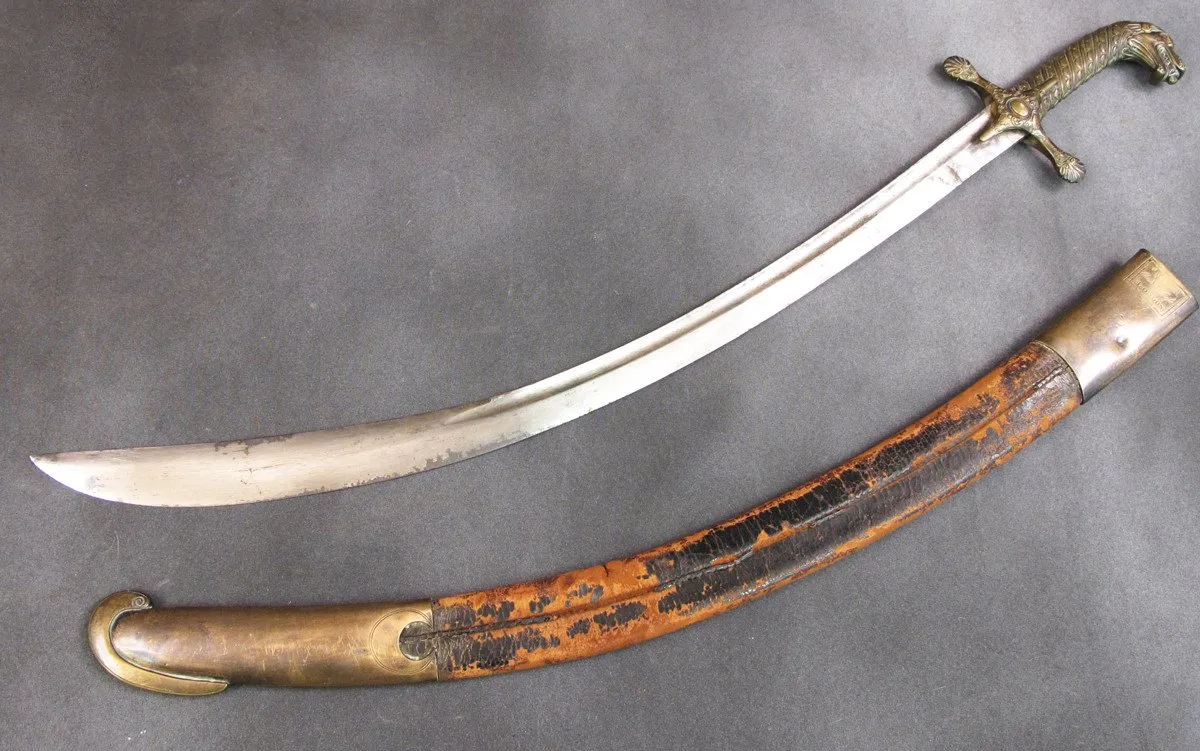 British Napoleonic Era Officer Prosser Made Scimitar Sword Circa 1795-1805