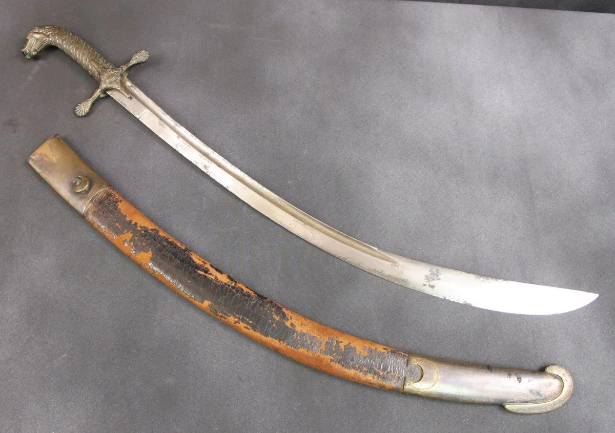 British Napoleonic Era Officer Prosser Made Scimitar Sword Circa 1795-1805