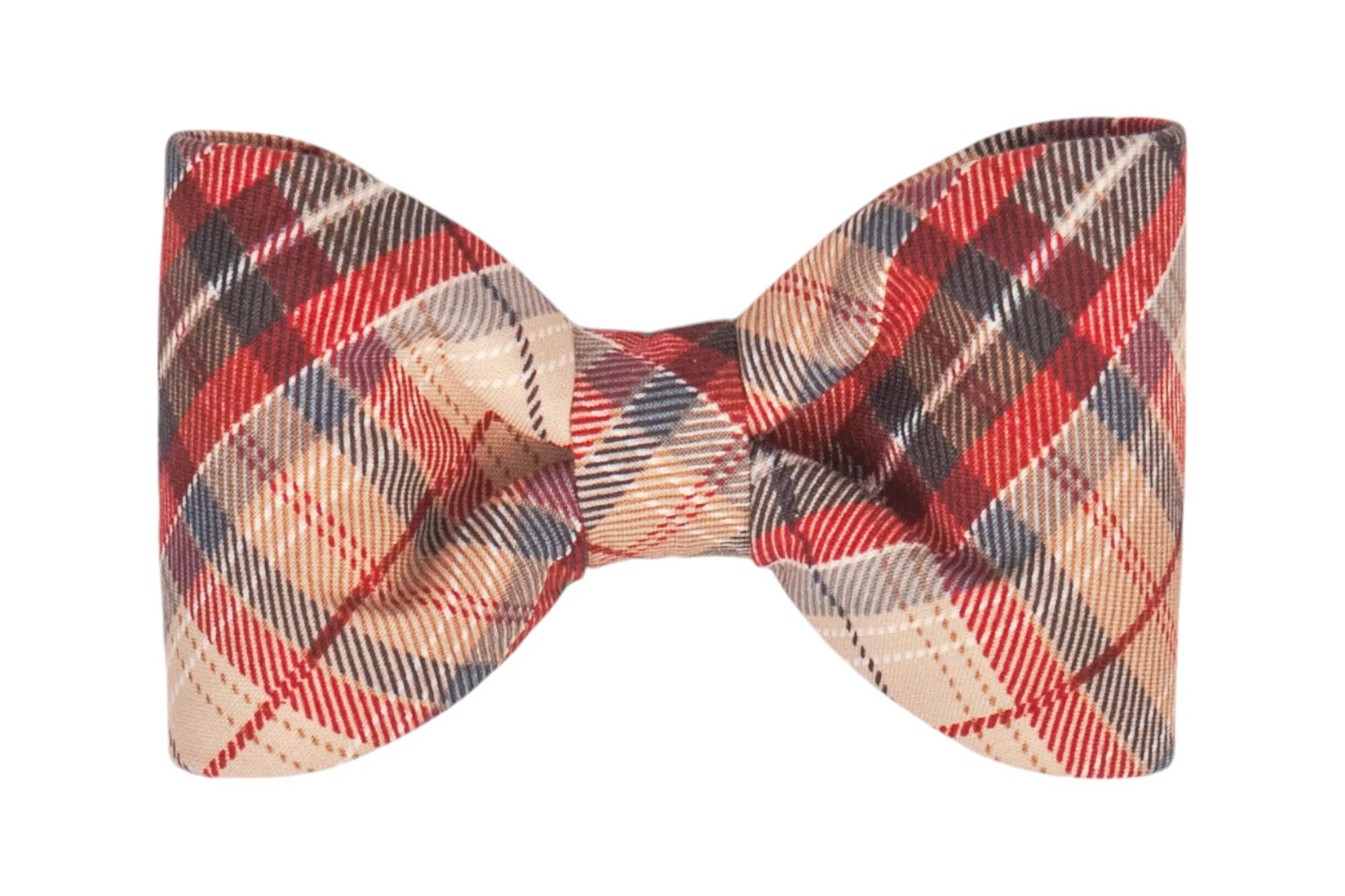 Burbank Plaid Dog Bow Tie