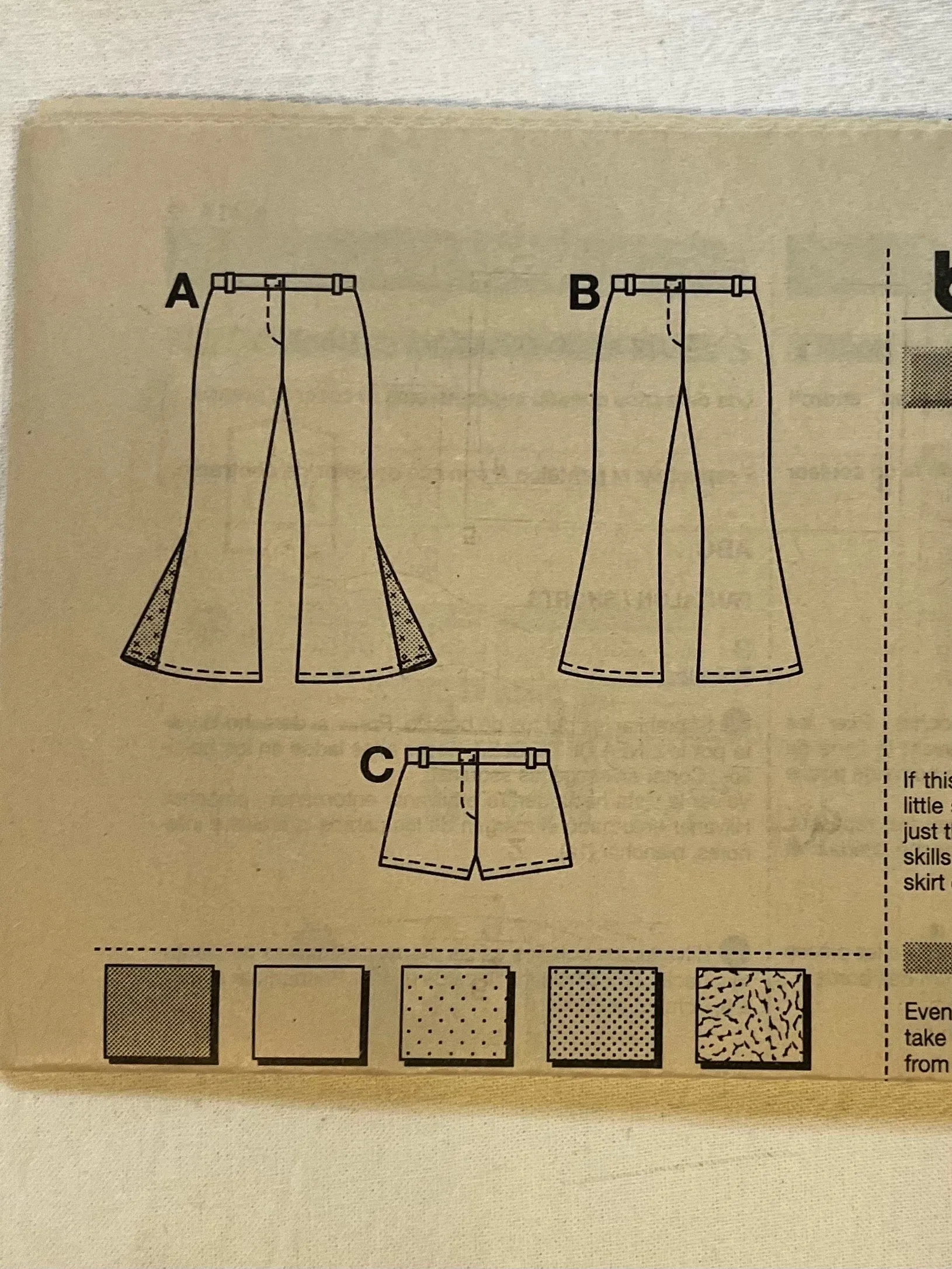 Burda Start 3 9743 Sewing Pattern UNCUT Childrens' Pants & Shorts Sizes 3-8