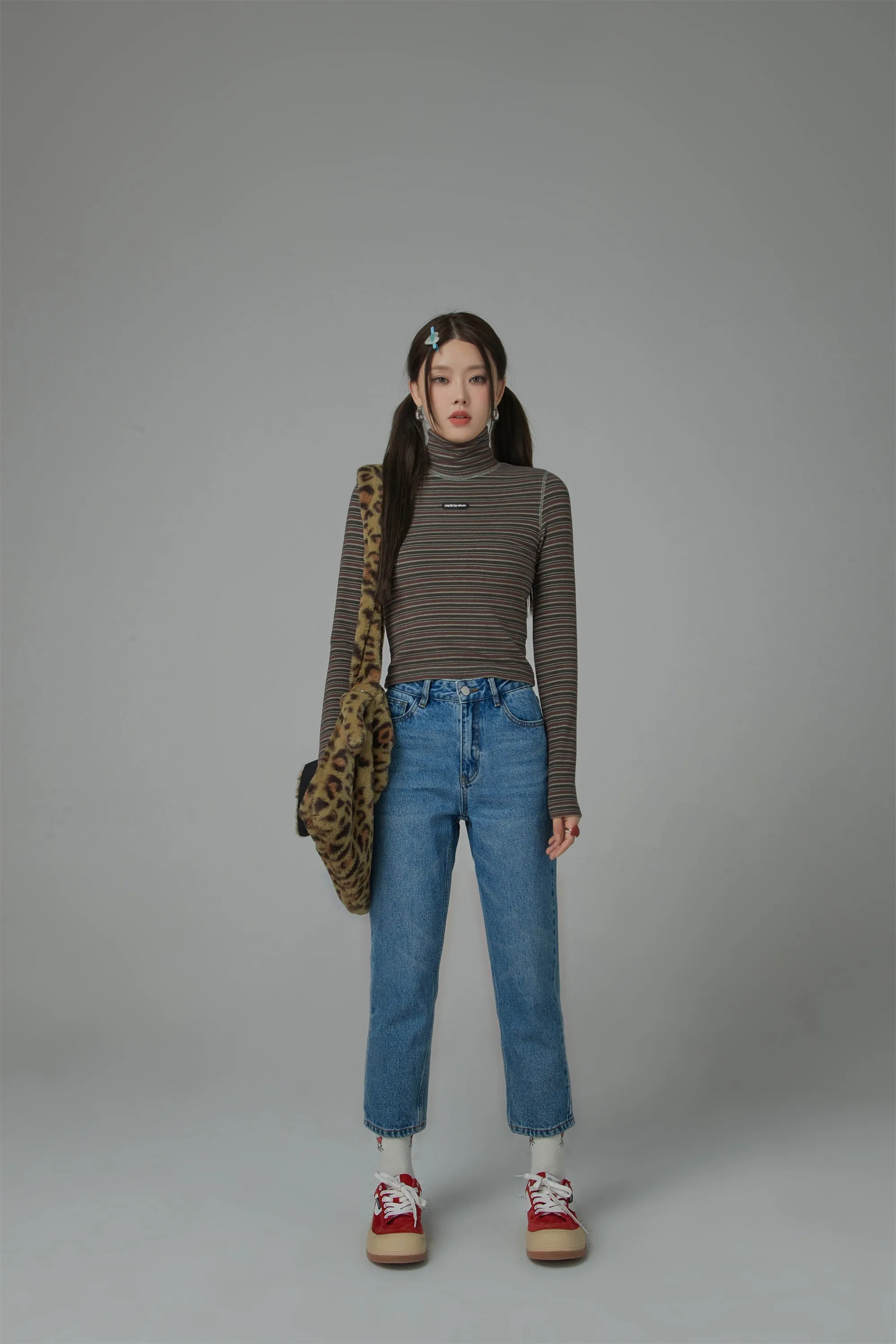 Can We Fall High-Waist Straight Jeans