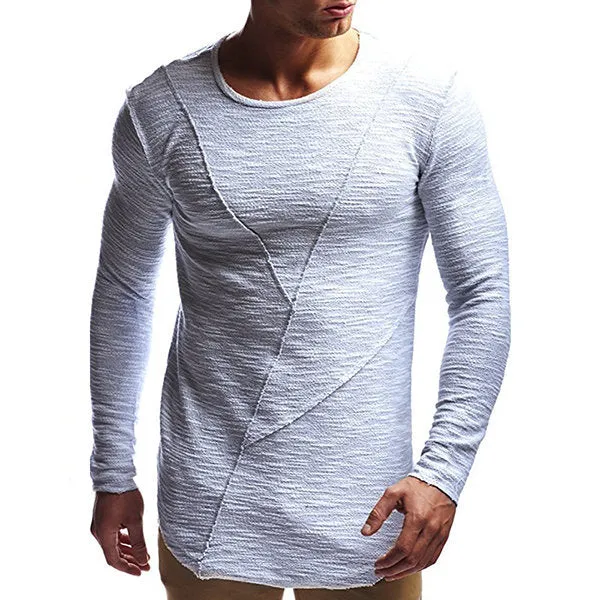 Casual Cotton Solid Color T-shirts