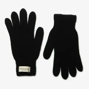 Classic Merino Gloves in Black