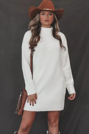 Close To You Cream Sweater Dress