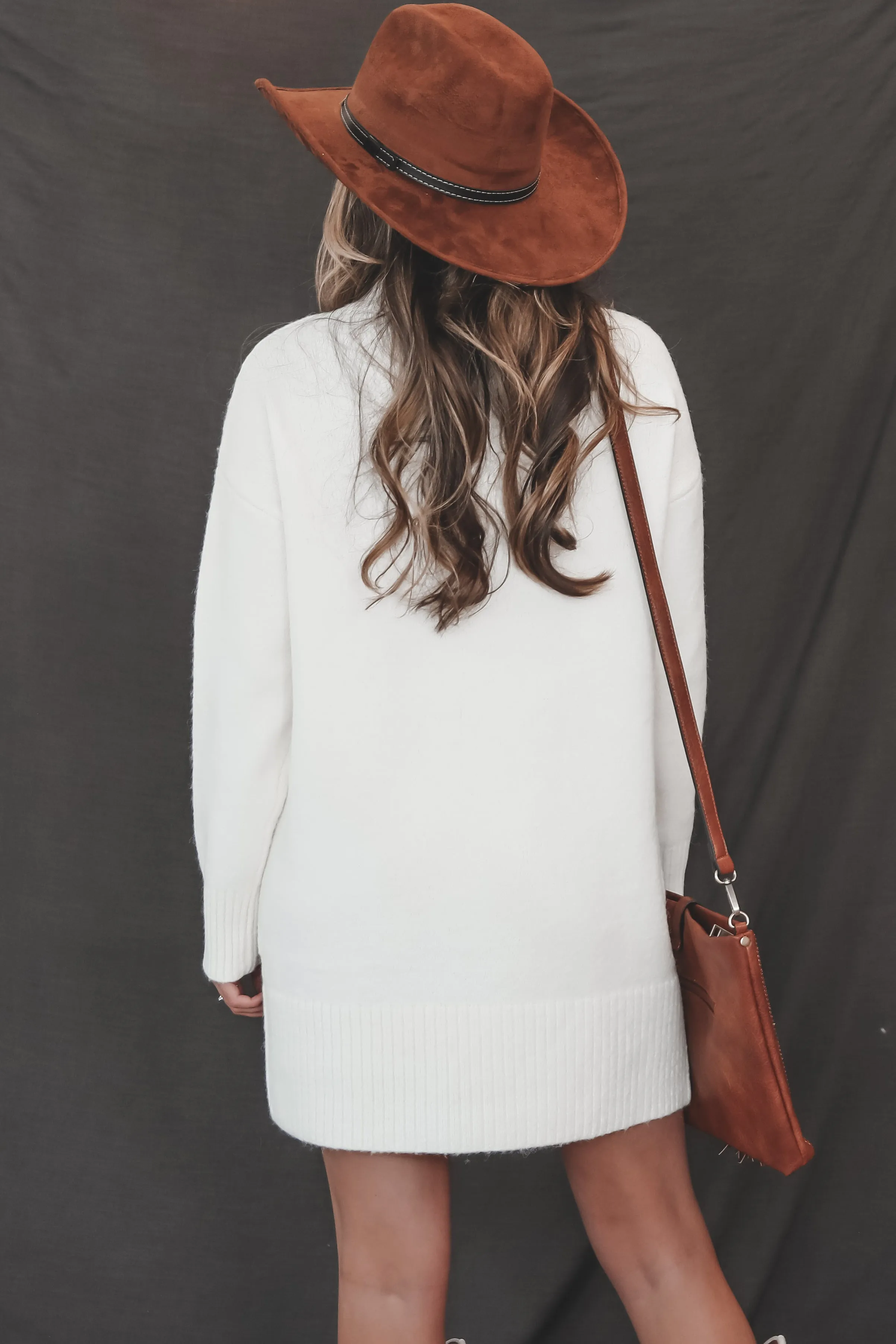 Close To You Cream Sweater Dress