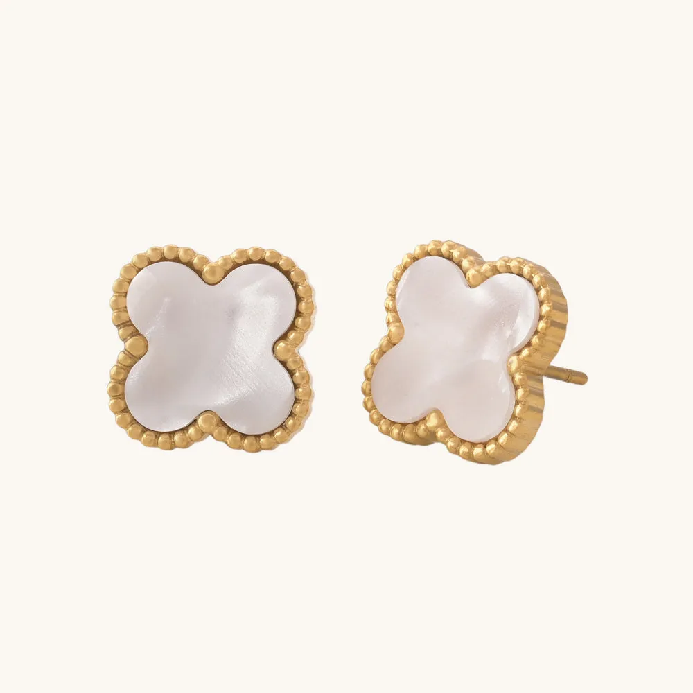 Clover Leaf stud Earrings