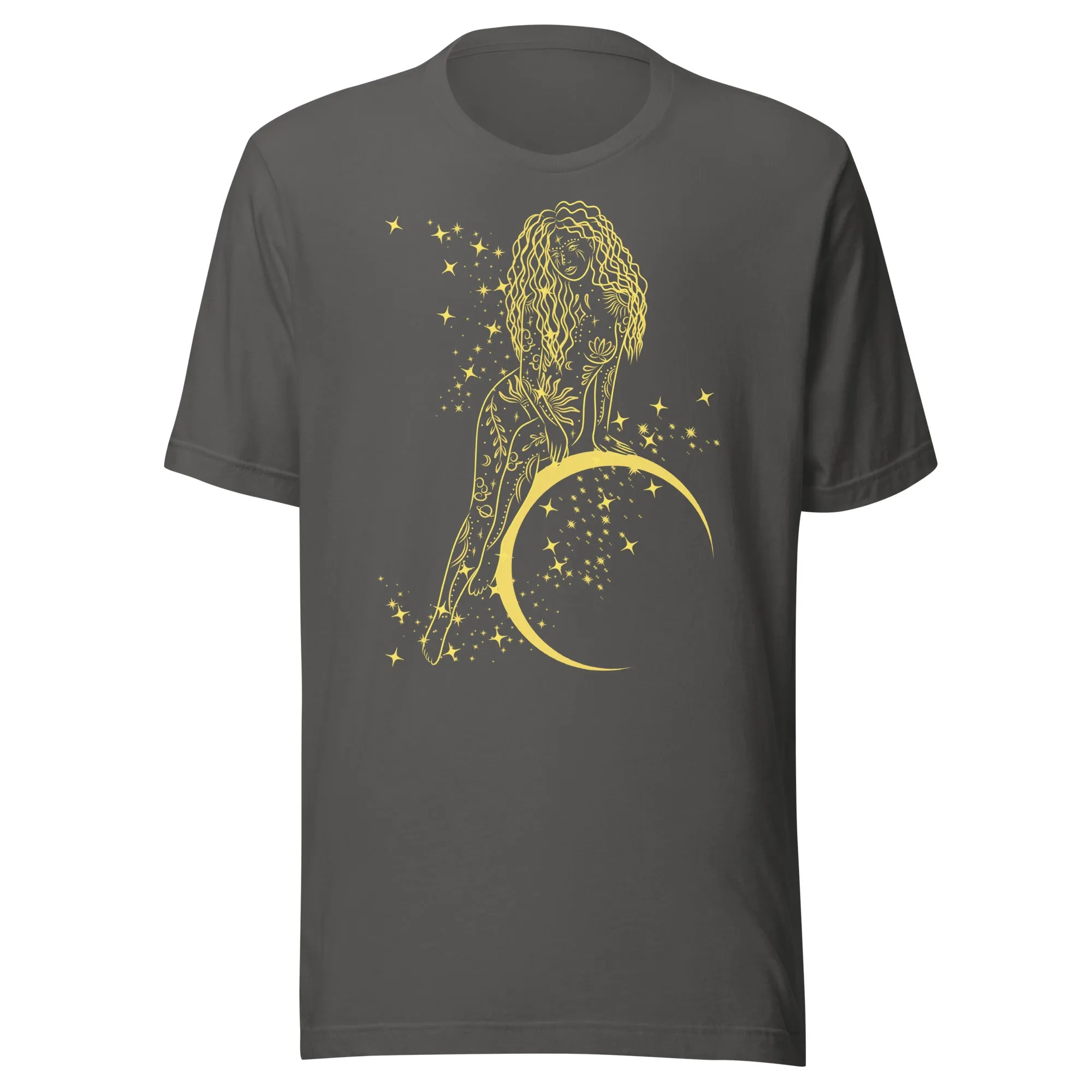 Cosmic Goddess Celestial Tee - Cosmic Design T-Shirt, ALL COLORS