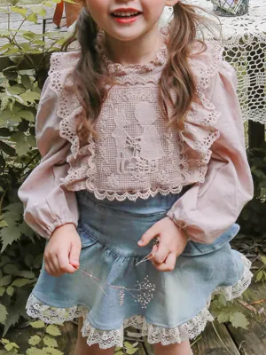 Cottagecore Dreams Vintage Lace Blouse