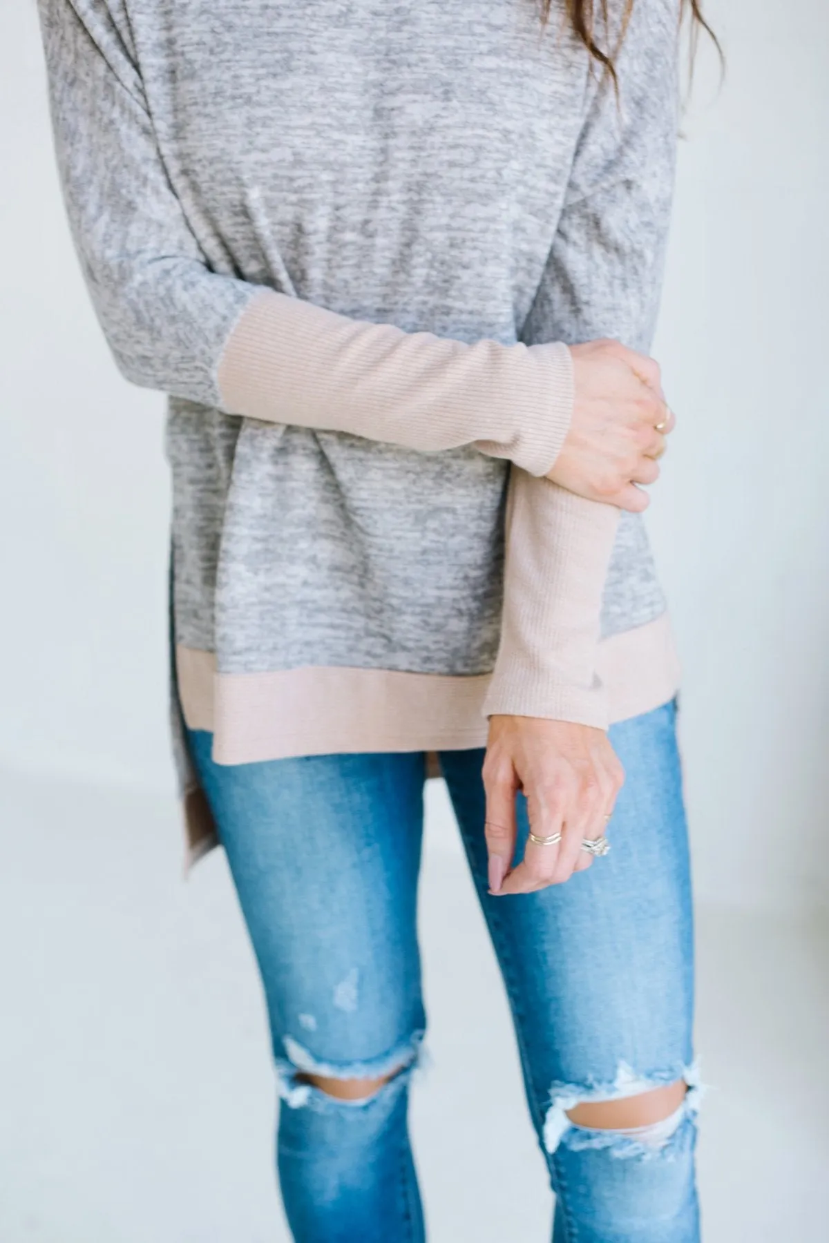 Cowl Neck Relaxed Sweater