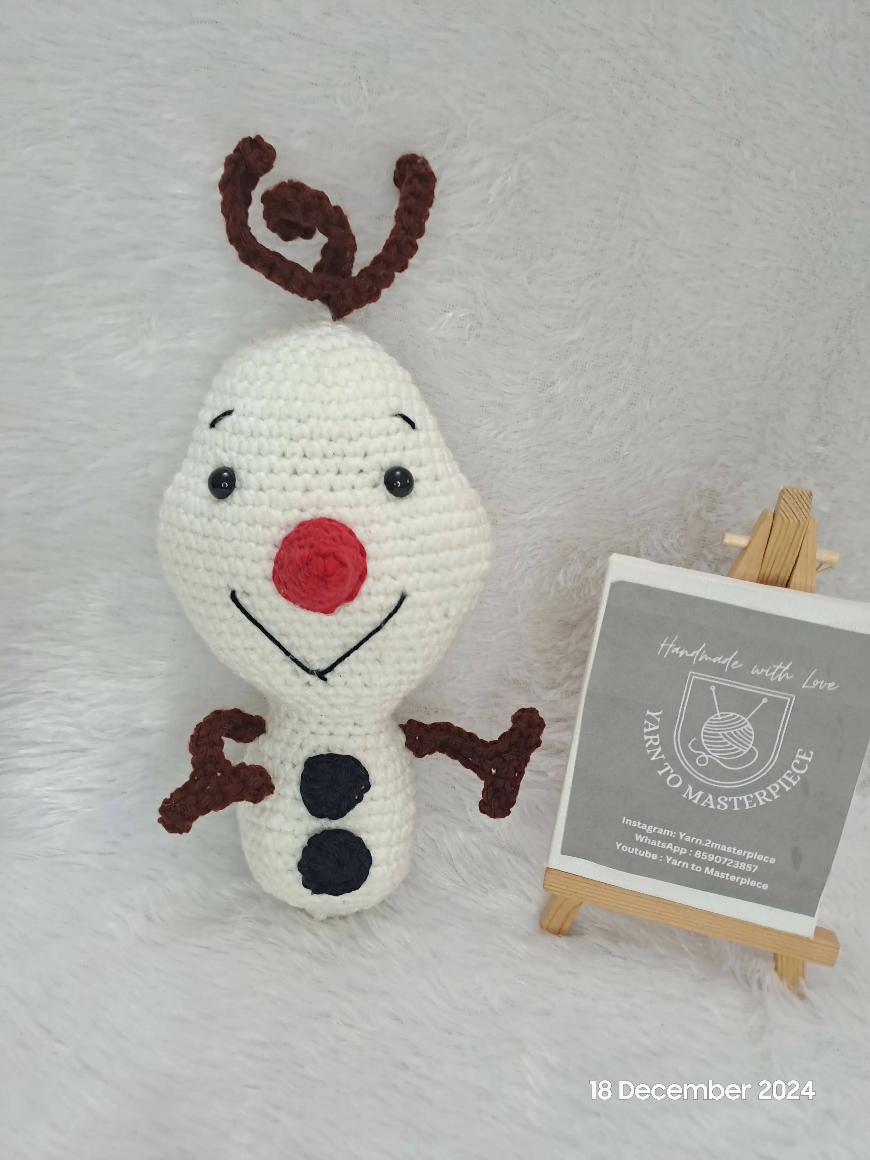 Crochet Olaf the Snowman/ Crochet Disney Toys