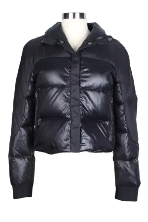 Cropped Down Bomber Jacket