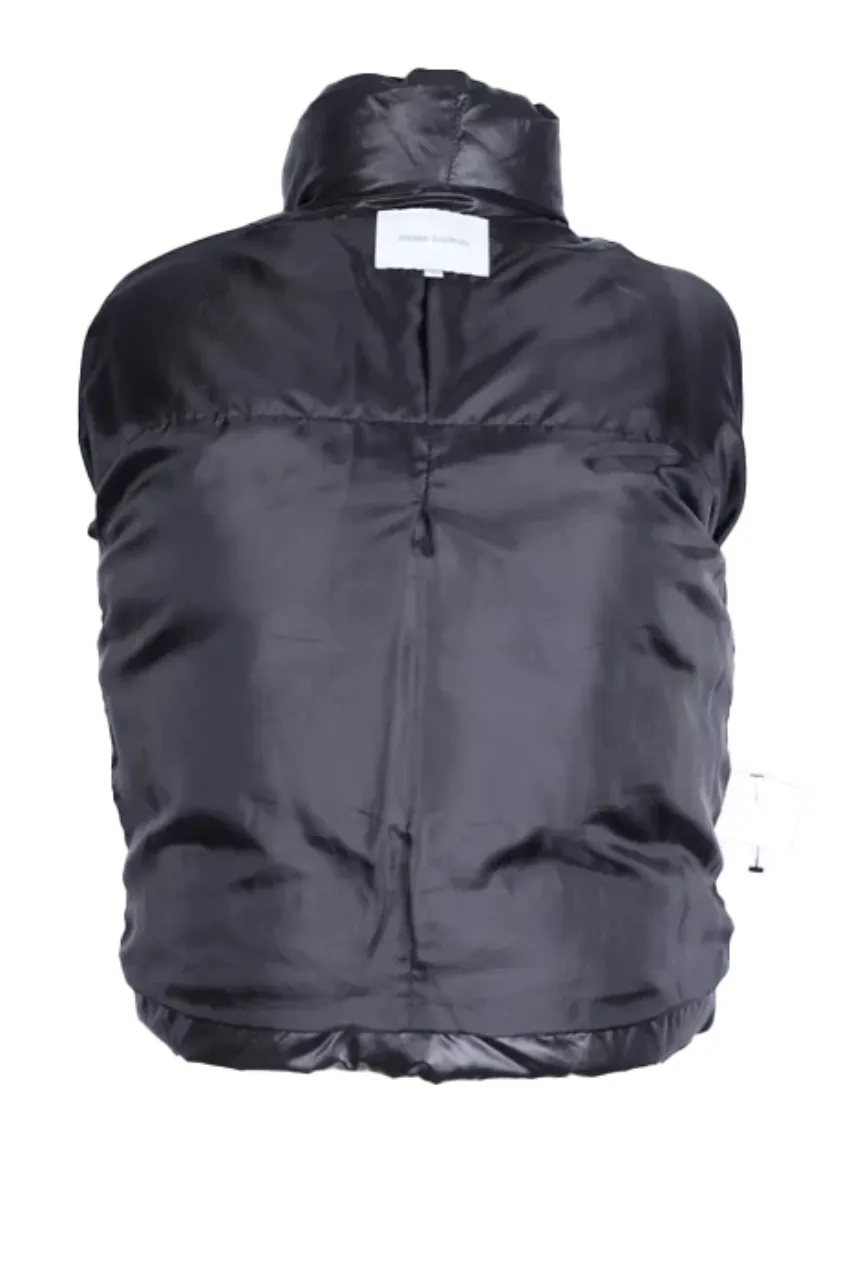 Cropped Down Bomber Jacket