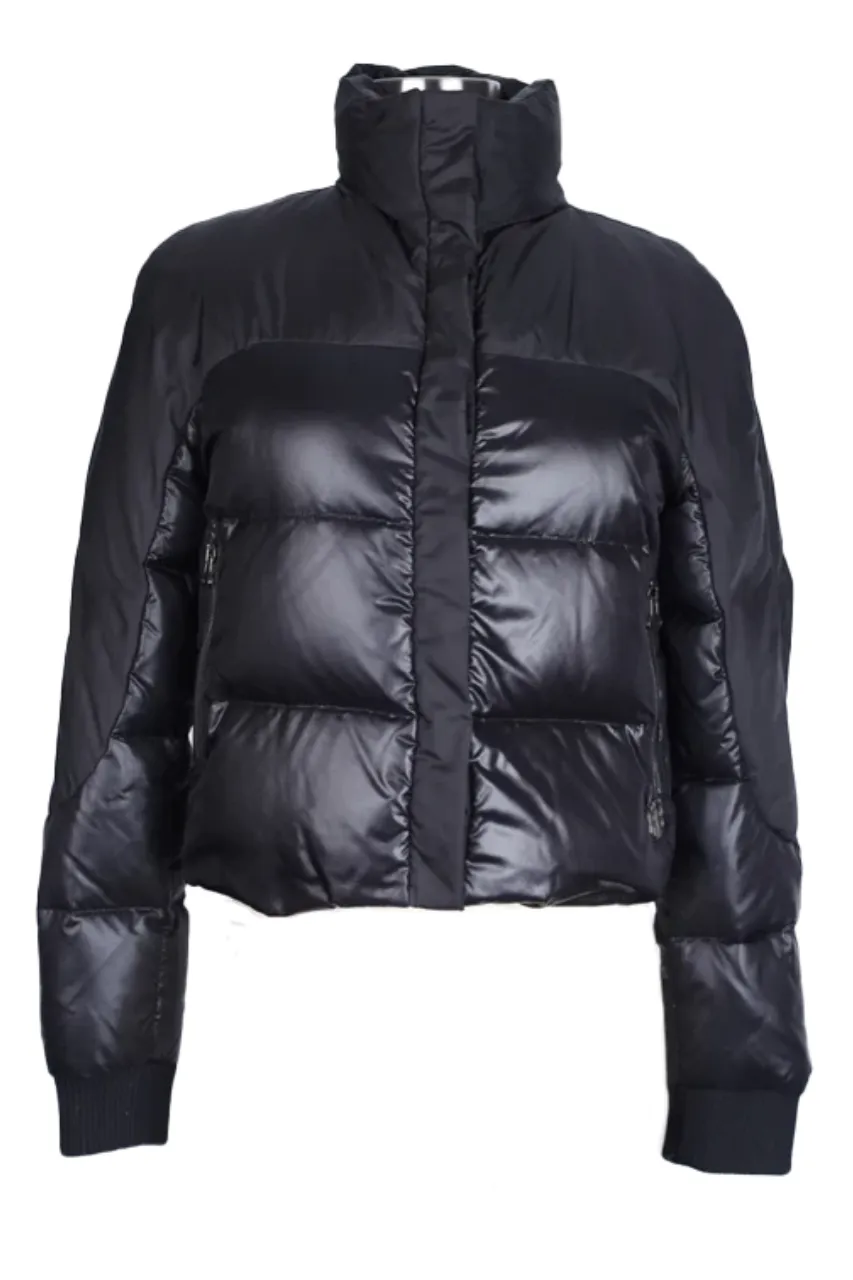 Cropped Down Bomber Jacket