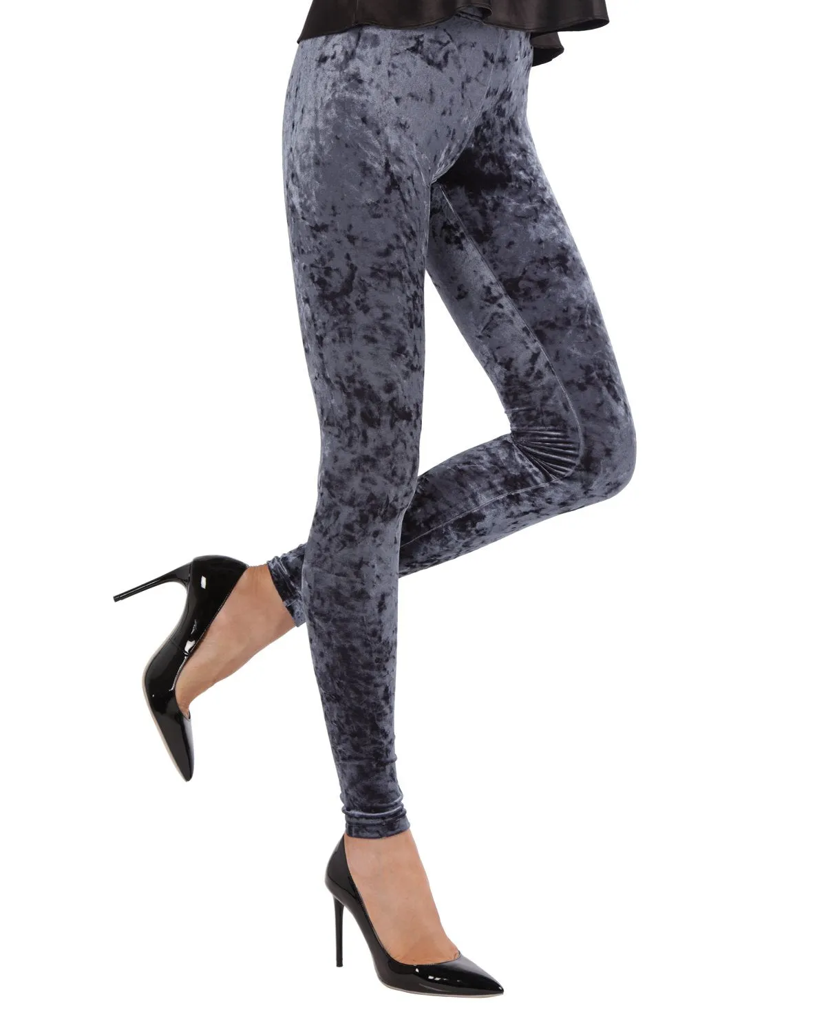 Crushed Velvet Stretch Leggings