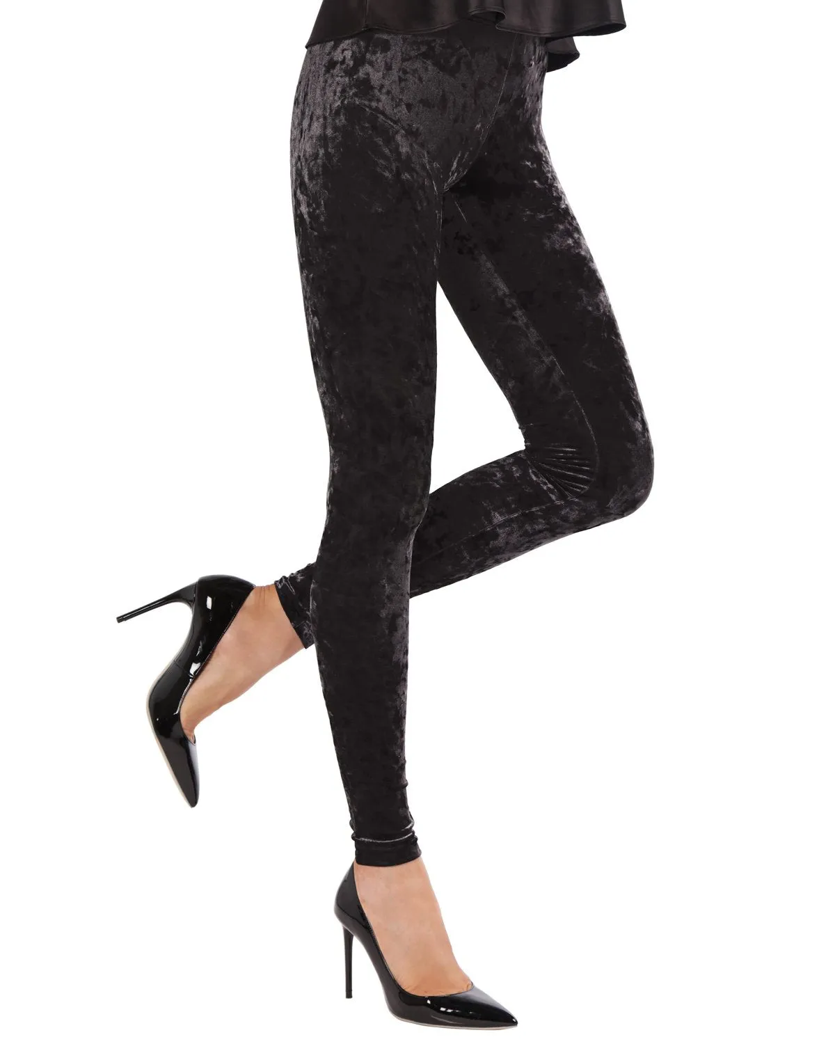 Crushed Velvet Stretch Leggings