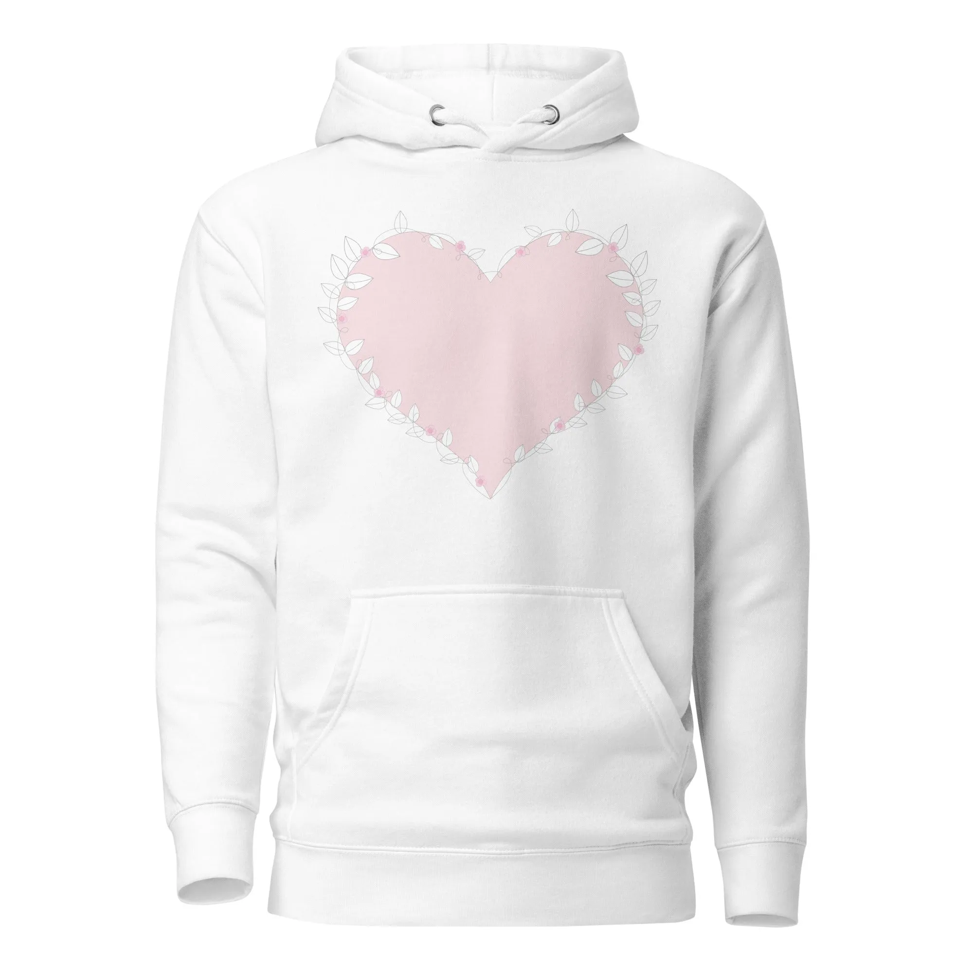 Cute Heart Warm & Cozy Hoodie, lioness-love