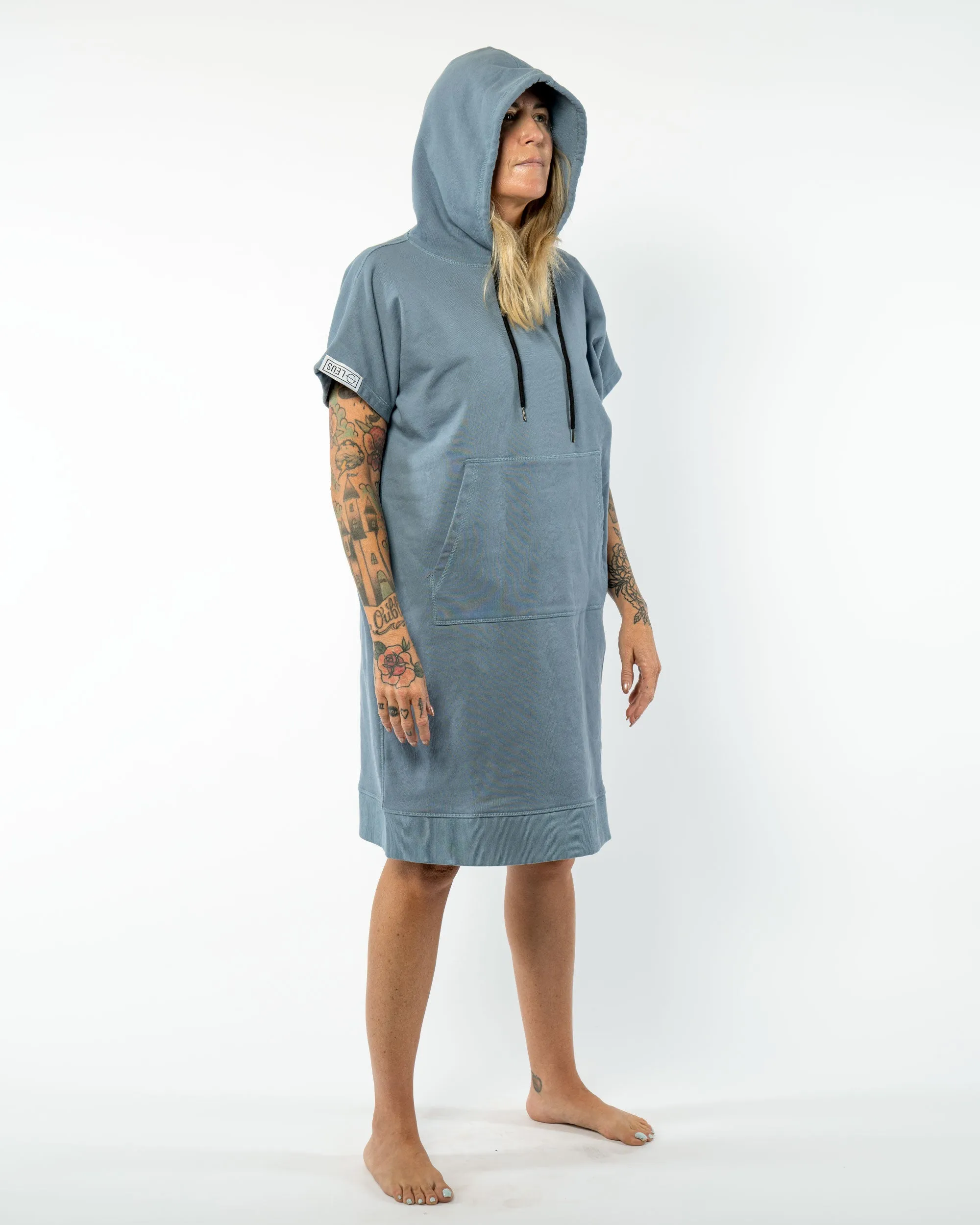 Daily Eco Slate Poncho - Medium