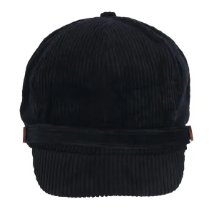 David & Young Women's Corduroy Cabbie Hat with Buttons