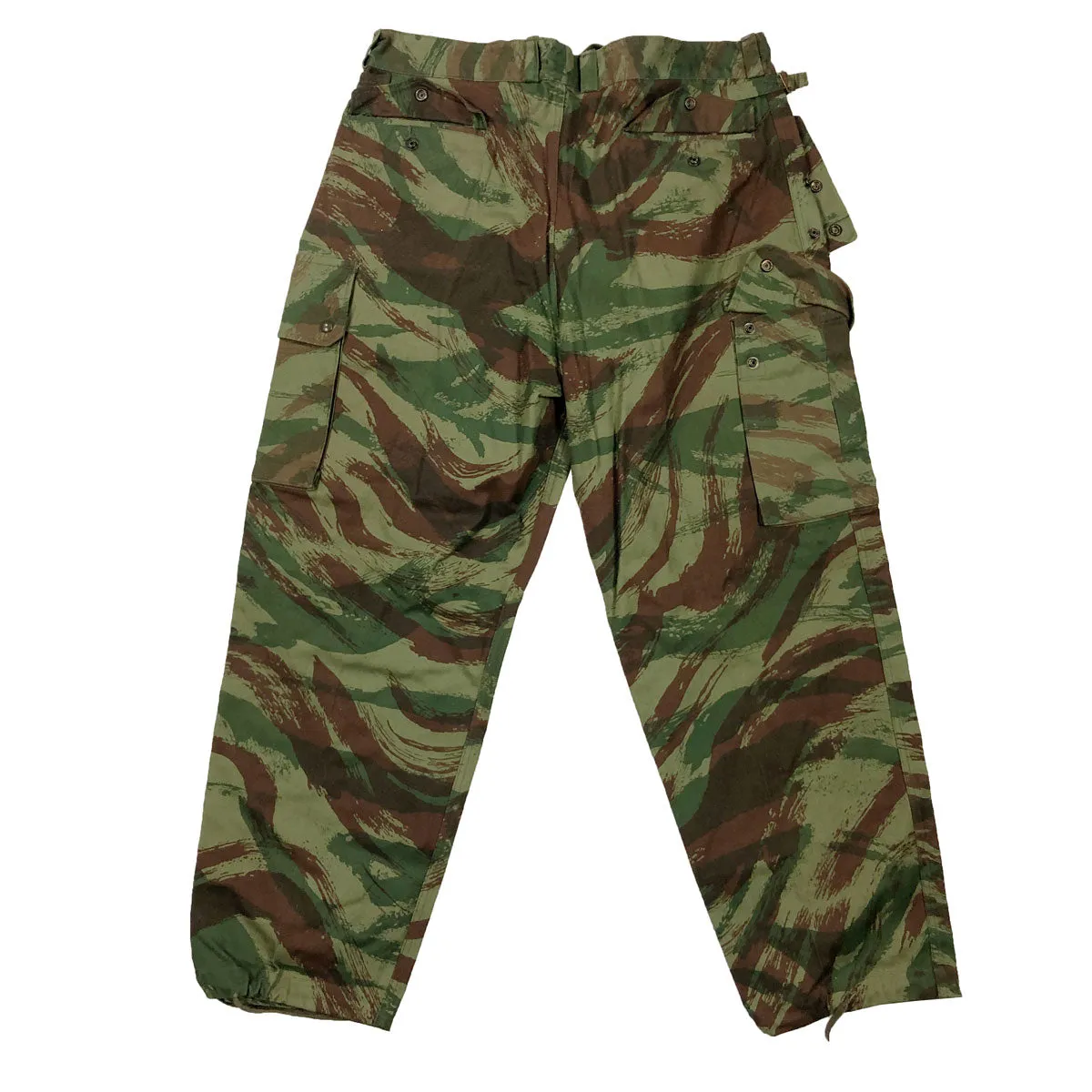 Deadstock 1st Pattern French Lizard Camo 47/56 Airborne Jump Pants w/ Suspenders