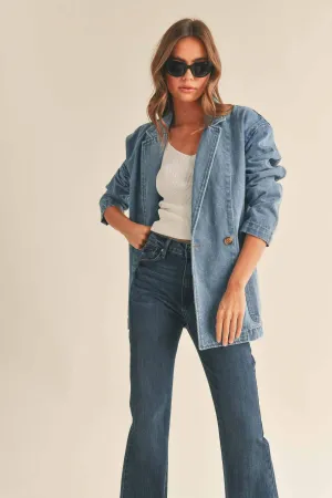 Denim Oversize Blazer