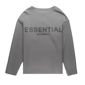 ESSENTIAL Rubber Logo L/S Big Tee