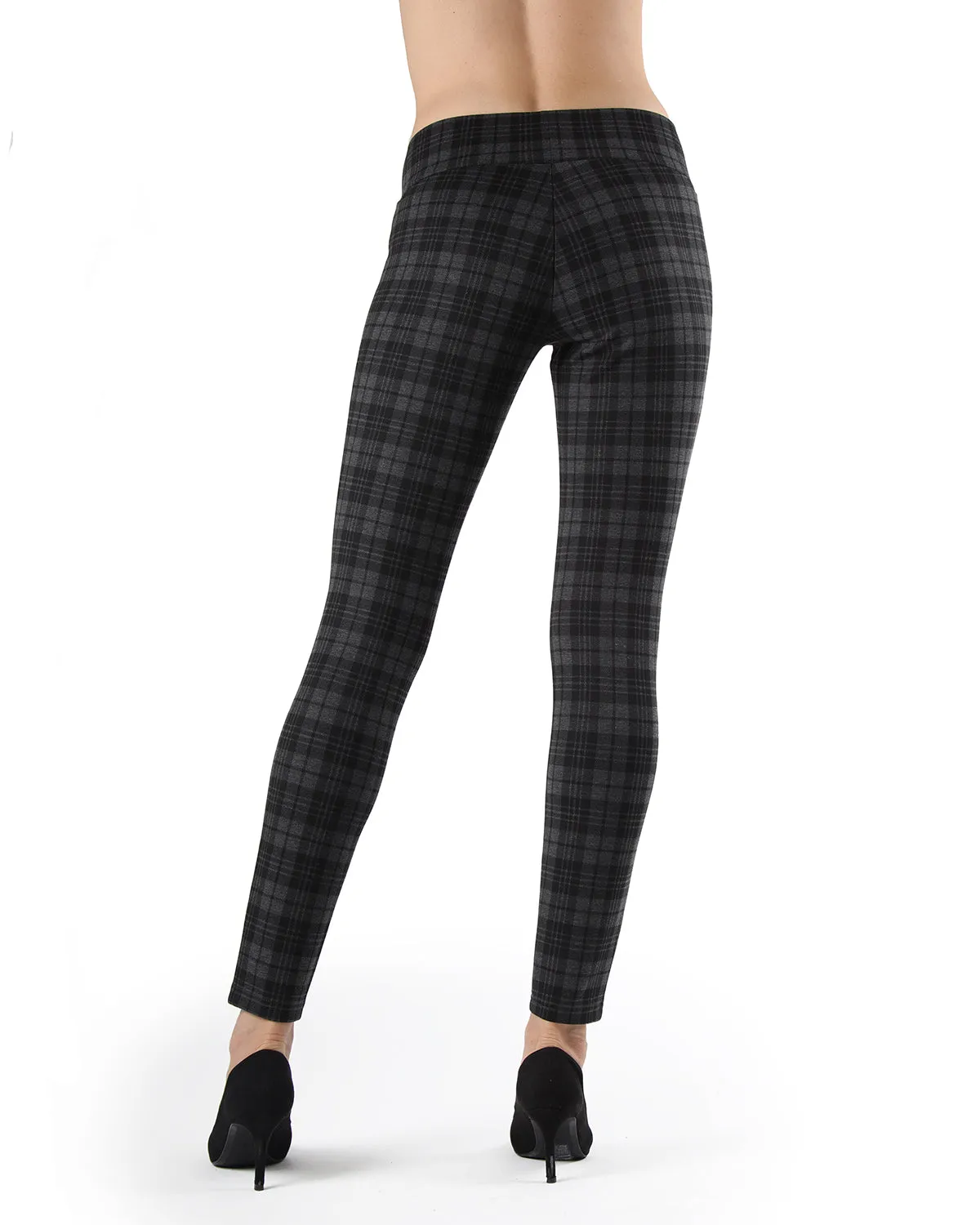 Evanesce Plaid Shaping Leggings