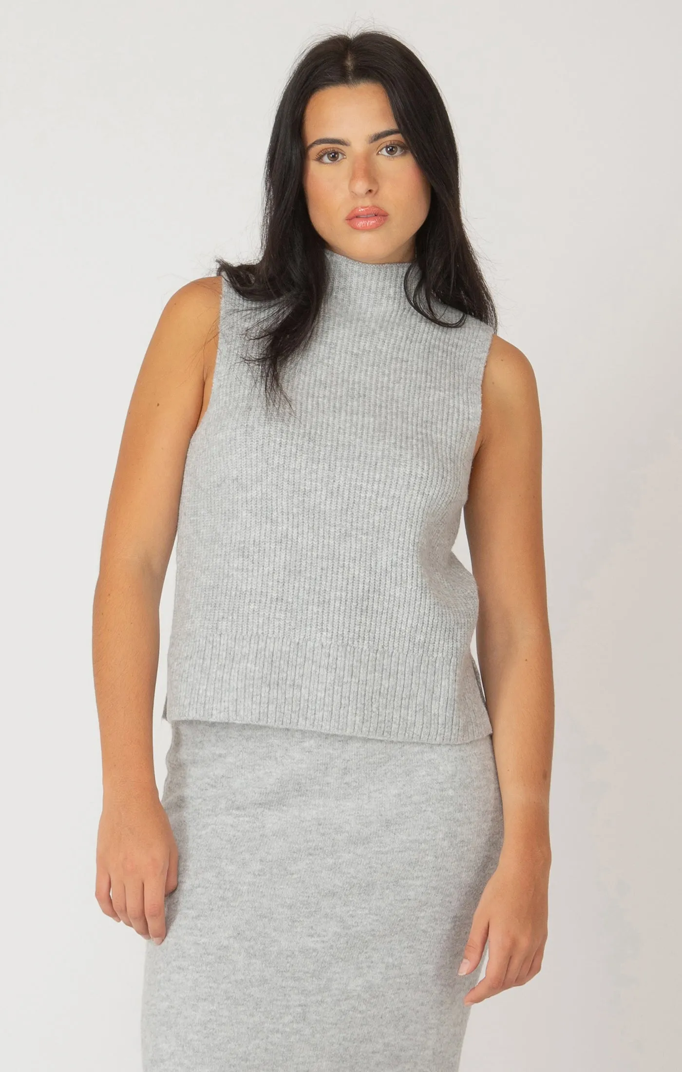 Everly Mockneck Sweater Tank