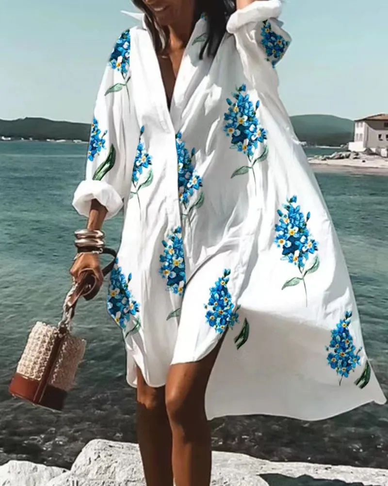 Fall Fashion Loose Shirt Dress