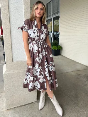 Fall For It Button-Down Dress