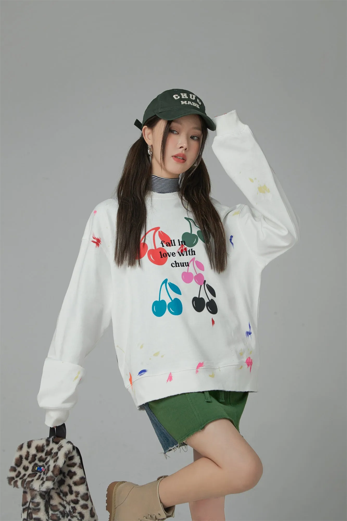 Fall In Love With Chuu Cherry Sweatshirt