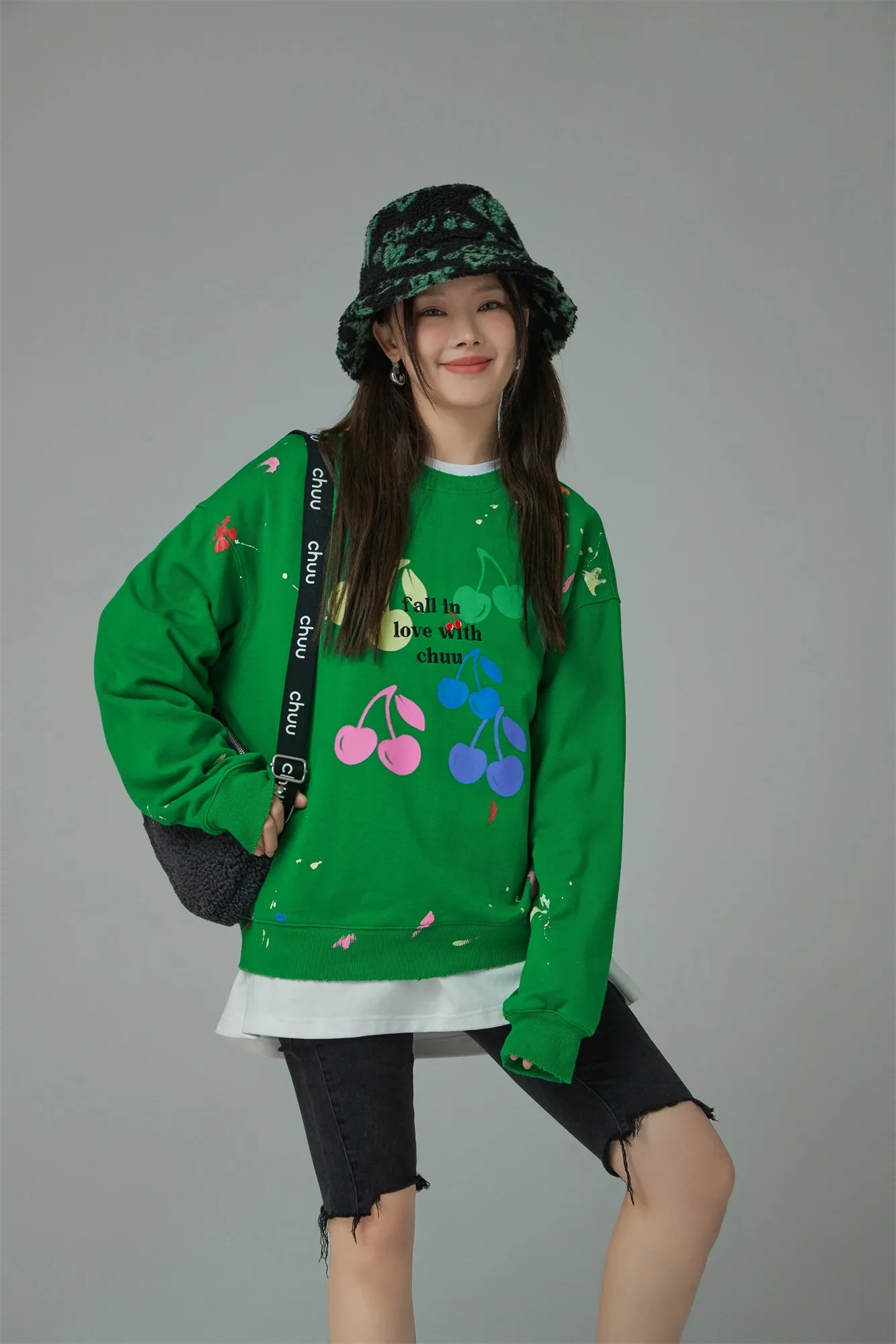 Fall In Love With Chuu Cherry Sweatshirt